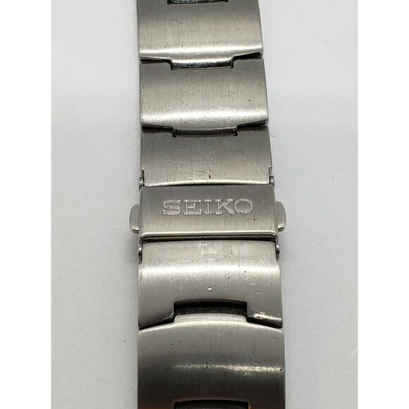 Seiko 20mm Steel Band Strap Men's Watch